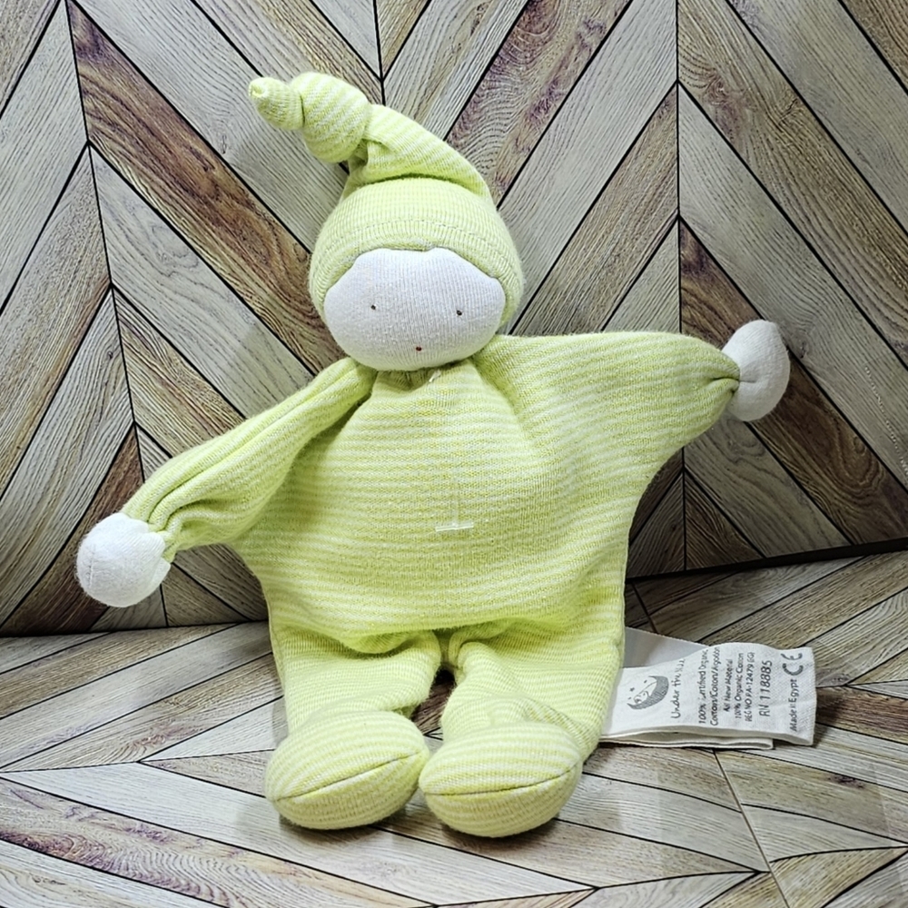 NWT Under The Nile Doll Scrappys made from organic scraps.
